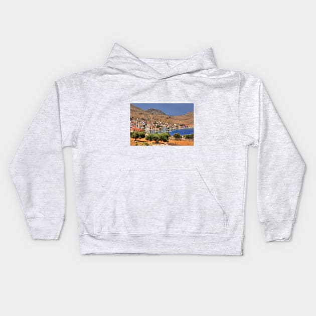 Village view Kids Hoodie by tomg